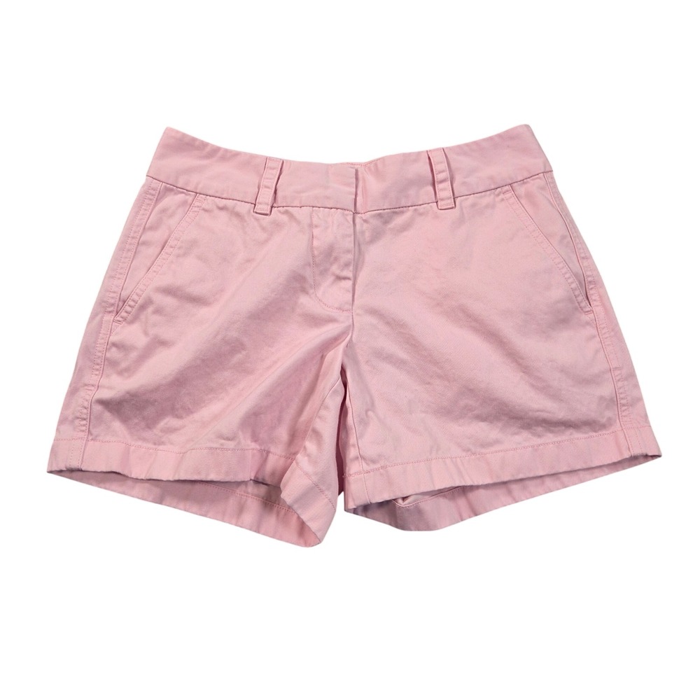 Vineyard Vines Chino Shorts Womens Pink 0 Whale Logo Preppy Summer